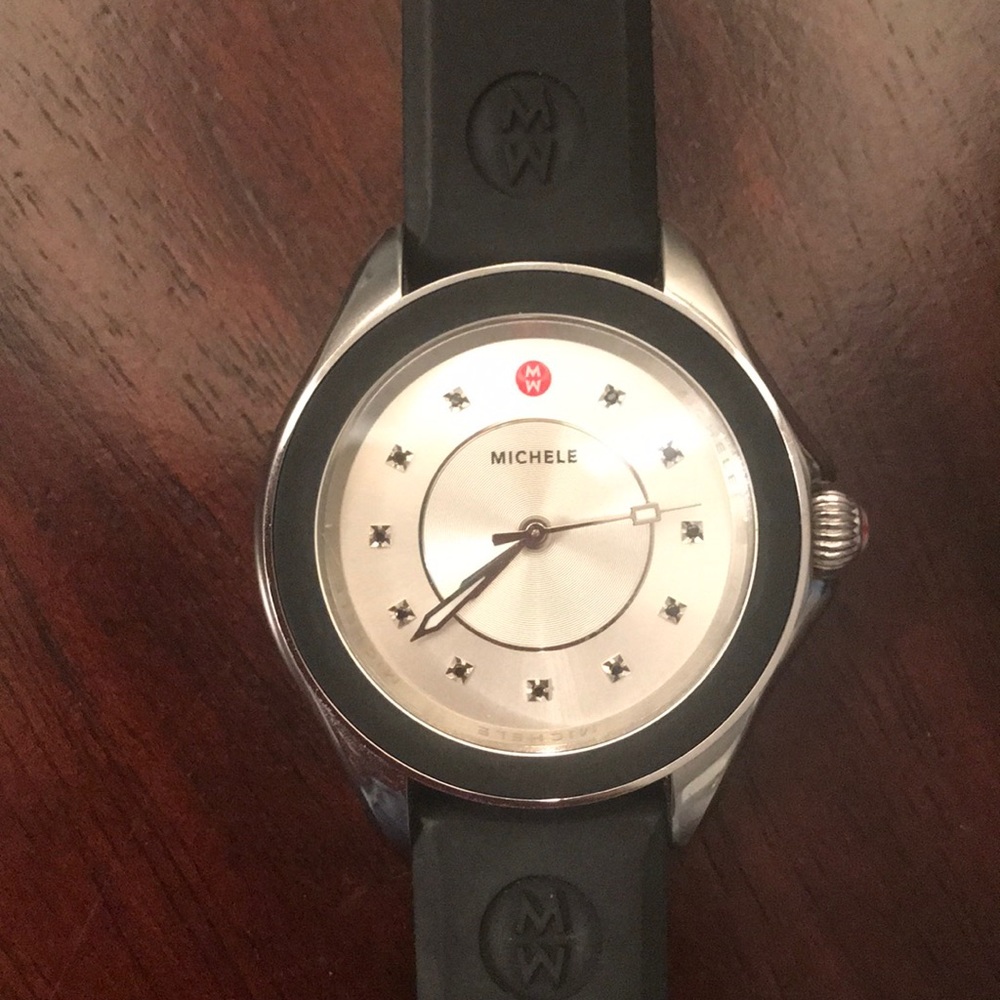 Michele Cape Silicone Ladies Watch